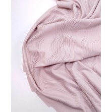 Kumaş Parça Küllü Pembe Pliseli Esnek Yumuşak Dökümlü Jarse Kumaş Elbiselik & Bluzluk 150X130CM