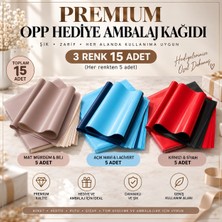 Flora Ambalaj Çiçek Ambalaj Kağıdı Seti 3 Renk 15 Adet - Maure-Bej & Siyah-Kırmızı & Bebe Mavisi-Lacivert   Buket Jelatini