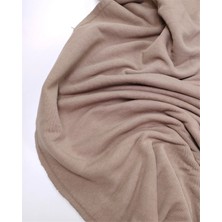 Kumaş Parça Sütlü Kahve Yumuşak Dokulu Iki Ip Penye Kumaş Eşofmanlık & Sweatshirtlük En: 180CM