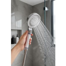 Turbo Duş Başlığı, Yüksek Basınçlı El Duşu, 5 Fonksiyonlu Duş Başlığı (Krom Filtreli 5 Modlu)