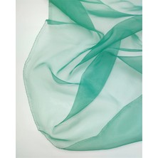 Kumaş Parça Canlı Yeşil Organze Tül Kumaş Elbiselik & Bluzluk 150X240CM