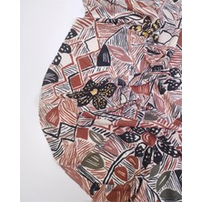 Kumaş Parça Kahve Bej Siyah Yeşil Ince Dökümlü Esnek Rayon Jarse Kumaş Elbiselik & Bluzluk 120X130CM