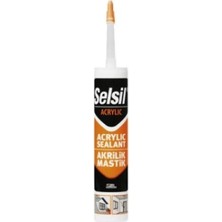 Pileli Store Beyaz Akrilik Mastik - Silikonize Akrilik - 500 gr