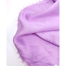Kumaş Parça Lila Renkte Ince Viskon Karışımlı Organze Benzeri Dokuma Kumaş Elbiselik & Bluzluk 150X300CM
