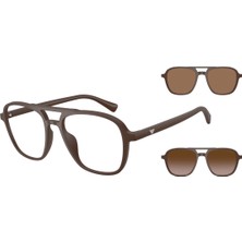 Ea 4279U 64511W 51 Emporio Armani Çift Klipsli (Clip-On) Güneş Gözlüğü