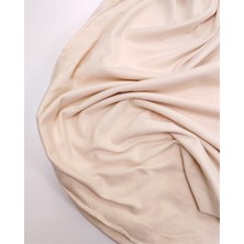 Kumaş Parça Açık Krem Somon Arası Ince Süprem Penye Kumaş Tişörtlük & Elbiselik 160X170CM