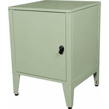 Ziglat 1110 Serisi Kilitli Metal Home Office Dolabı Metal Kapaklı Yeşil 450X600X450 mm