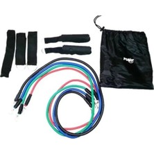 St. Morritz Direnç Egzersiz Çekme Lastiği 4 Lü Set