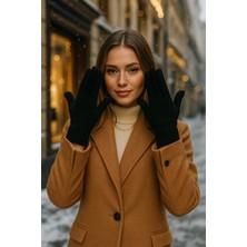 Luminos Aksesuar Unisex Siyah Örme Eldiven ELD01