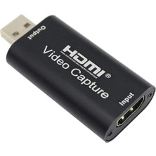 Store Ekran Görüntüsü Kayıt, Ses ve Video Capture Yakalama Kartı 1080P 30FPS HDMI - USB Yakalama Kartı, Yüksek Çözünürlük, Canlı Yayın, Oyun ve Video Kaydı Için Ideal