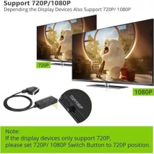 Store GA95 Scart To HDMI 1080P Hd Av Video Çevirici Dönüştürücü Adaptör
