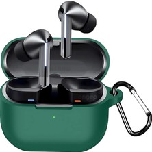Store Samsung Galaxy Buds 3-Pro-3 Fe Için Kulaklık Kılıfı Darbelere ve Çizilmeye Karşı Kasa Koruyucu Buds 3 Pro Kılıfı Tam Koruma Sağlayan Extra Kalın Yapılı Taşıma Askılı Buds 3 Pro Koruma (Yeşil)