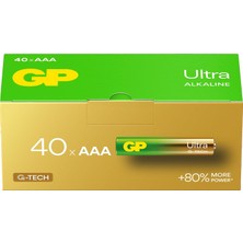 Store Batteries G-Tech Ultra Alkalin Ince LR03 - Aaa Boy 1.5V Pil 40'lı Kutu
