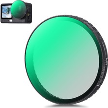 Store Aksiyon Kamerası Için Cpl Filtresi, Hd Lens, Parlama Önleyici Çift Kaplama, Su Geçirmez ve Çizilmez, Temizleme Bezi Ile, Djı Action 6 ile Uyumlu