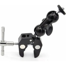 Store Dual Ball Heads Magic Arm + Super Crab Clamp Kelepçe