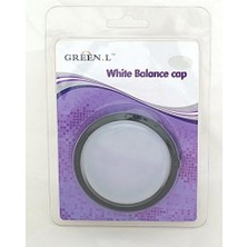 Store GREEN.L55 mm Beyaz Ayar Kapağı, Beyaz Işık Dengeleyici Cap