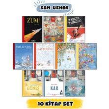 İş Bankası Kültür Yayınları Sam Usher Kitapları Zum! + Tangır Tungur! + Fırtına + Güneş + Kar + Yağmur + Bulundu + Kayboldu + Vahşi + Özgür 10 Kitap Set P4C Hayal Gücü Farkındalık