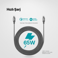 Store Alumicable Usb-C - Usb-C 200CM 60W Pd/qc Hızlı Şarj/data Kablosu Uzay Grisi