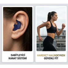 Store Lacivert 3'lü Silikon Kulaklık Süngeri - S-M-L