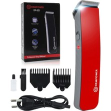 St. Morritz Dp-02 3 Başlıklı Saç-Sakal Tıraş Makinesi Kırmızı