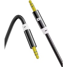 Store 3.5mm Ses Kablosu Erkek - Erkek Aux Kablosu 3.5-3.5 mm Klasik Aux Cable Ac-06