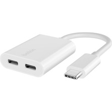 Store Rockstar™ Usb-C Ses + Şarj Adaptörü, Usb-C 60W Güç Dağıtımlı Kulaklık Adaptörü iPhone 15, iPad Pro, Galaxy, Note, Google Pixel, Lg, Sony, Oneplus ve Daha Fazlası Için Hızlı Şarj - Beyaz