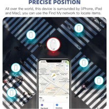 Store Air Tag Akıllı Bluetooth Takip Cihazı Anahtar Çanta Bavul ve Evcil Hayvan Için Kayıp Eşya Bulucu Uzun Pil Ömürlü Ios Uyumlu (Beyaz) S2