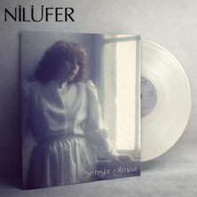 Store Nilüfer Sensiz Olmaz Beyaz Renkli Plak, Avrupa Baskı, Lp