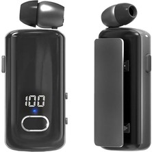 Store Makaralı Bluetooth Kulaklık Digital Göstergeli Çift Telefon Destekli MT983 Siyah ile Uyumlu