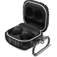 Store Samsung Galaxy Buds 2 Için Kılıf Military Darbe Emici + Askılık Siyah [buds 2 ile Uyumlu Kılıf - Siyah]