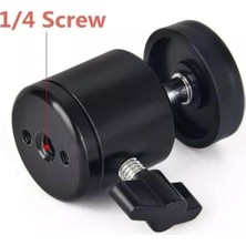 Store Tripod 90° Yönlendirme Aparatı 360 Derece Dönebilen Başlık Tüm Tripodlara Uyumlu Metal Mafsal Aparatı