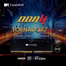 Store Tornadox7 Pro TMD416GB3200D16BKX7P 16GB Ddr4 3200MHZ CL16 Masaüstü Bellek