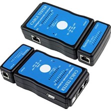 Store Parcbeny 9 LED M-726AT USB+RJ11+RJ45 Kopuk Devre, Kısa Devre,çapraz Bağlantı,yanlış Eşleşme Bulur. Akıllı Otomatik Kapanan Cat5, CAT5E, Cat6 Utp/stp Ethernet Kablo Çok Fonksiyonlu Kablo Test Cihazı