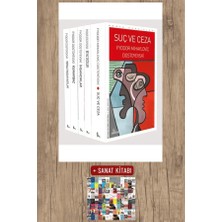 Girdap Kitap Fyodor Mihayloviç Dostoyevski 5’li Set + Sanat Kitabı