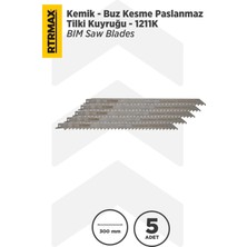 St. Morritz RH17670 Kemik - Buz Kesme Paslanmaz Tilki Kuyruğu - 1211K Model 300 mm - 5 Adet