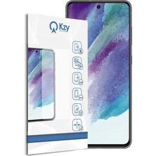 Store Kzy Iletişim Samsung Galaxy S21 Fe ile Uyumlu Temperli Ekran Koruyucu Kırılmaz Cam
