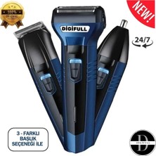 St. Morritz 3 Başlıklı Özel Seri Titanyum Pro Edition Saç Sakal Burun Kılı Alma Tıraş Makinesi