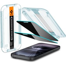Store iPhone 16 / 15 ile Uyumlu Kolay Kurulum Cam Ekran Koruyucu Glas.tr Ez Fit Privacy Hd (2 Adet) Hayalet - AGL06905 ( Tr Garantili)