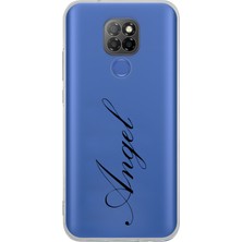 LOTUS GOLD General Mobile GM20 Uyumlu Angel Desenli Şeffaf Telefon Kılıfı