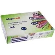 Mapicut Mapicoil Plastik Helezon A4 Spiral Siyah 14 mm 100LÜ