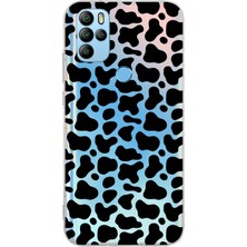 LOTUS GOLD General Mobile GM21 Pro Uyumlu Inek Desenli Şeffaf Telefon Kılıfı