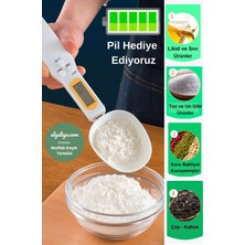 St. Morritz LCD Ekranlı Mutfak Kaşık Tartı Kaşık Terazi Dijital Hassas Ölçüm 500GR