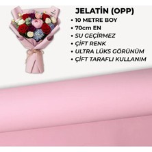 Flora Ambalaj Lüks Pembe Çiçek Buketi Ambalaj Kağıdı Rulo 70 cm x 10 Metre - Su Geçirmez Çiçekçi Ve Hediye Paketleme Ambalajı