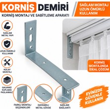 Beşel Elaletionline Metal Korniş Demiri 110X55