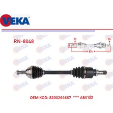 Veka Komple Aks Sol On Uzunluk 675MM Renault Megane Iı 1.4i 16V - 1.5 Dcı - 1.6i 16V 2002-2008