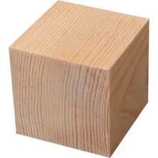 St. Morritz (5X5X5 cm 30 Adet) Çam Hobi Ahşap Küp