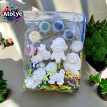 St. Morritz Lavi Shop Hayvanlar Alemi Paket Taş Boyama Seti Yetişkin Çocuk Boyama Seti