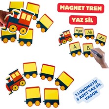 St. Morritz Magnet Tren Harf Hece Kelime Treni - Yaz Sil