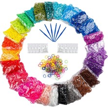 St. Morritz 10 Paket Loom Band Bileklik Yapma Seti