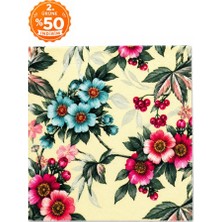 homvira 🌸 Desenli Peçete Seti 20’li | Dekoratif Kağıt Peçete | Çiçekli & Vintage & Modern Tasarımlar